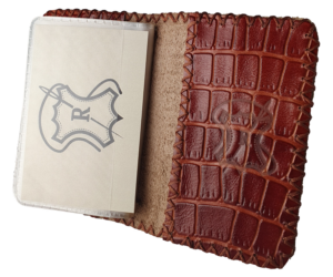 Handmade leather card case Ramezani